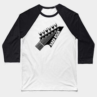 Hard Rock Guitar Baseball T-Shirt